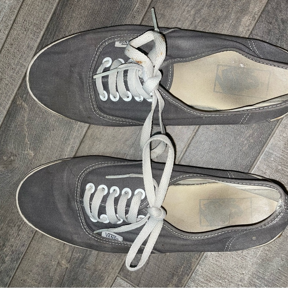 Vans Taupe Canvas Sneakers